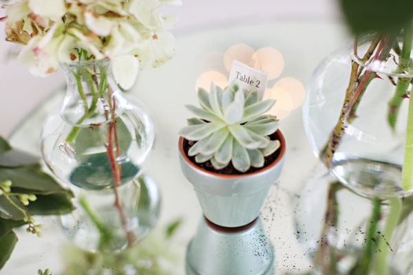 Elegant flowers for centerpieces at wedding reception - Wedding Photo by Whitebox Weddings